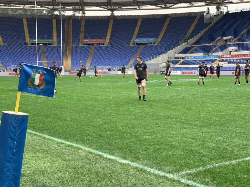 At an All Blacks training — a masterclass in grit and resilience.